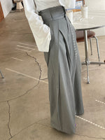 Highwaist Pleated Wide Leg Dress Pants