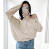 Asymmetrical Drop Shoulder Soft Sweater