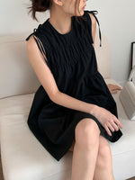 Korean Style Sleeveless A-Line Dress