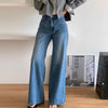 Designer Seam-Back Wide Leg Jeans