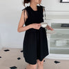 Korean Style Sleeveless A-Line Dress