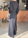 Highwaist Pleated Wide Leg Dress Pants