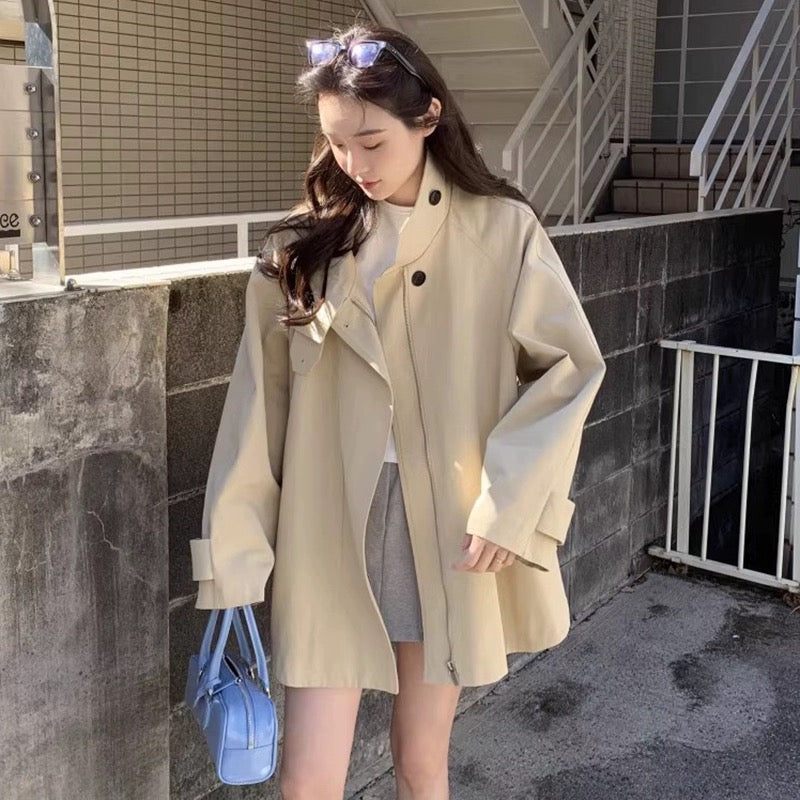 Babydoll Relaxed Trench Coat