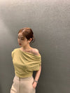 Chic One-Shoulder Ruched Blouse