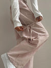 Baggy Pants with Bowknot Ribbon