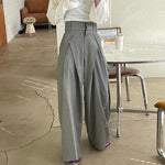 Highwaist Pleated Wide Leg Dress Pants