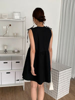 Korean Style Sleeveless A-Line Dress