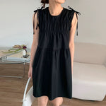 Korean Style Sleeveless A-Line Dress