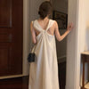 Back Knot Vacation Dress