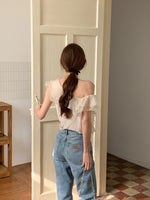 One-Shoulder Ruffle Blouse