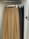 Pleated Wide Leg Casual Pants