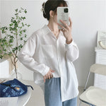 Soft Color Textured Button-Up Shirt