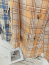 Designer Color Pop Plaid A-Line Blazer