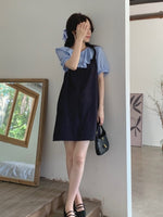 Short Sleeve One-Piece Mini Dress