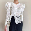 Openwork Knitted Cardigan