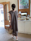 Minimalist Sleeveless Knit Dress