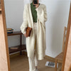 Cable Knit Open Front Relaxed Long Cardigan