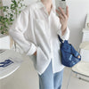 Soft Color Textured Button-Up Shirt