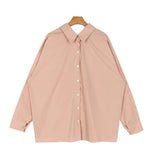 Pink Back Tie Button-Up Shirt