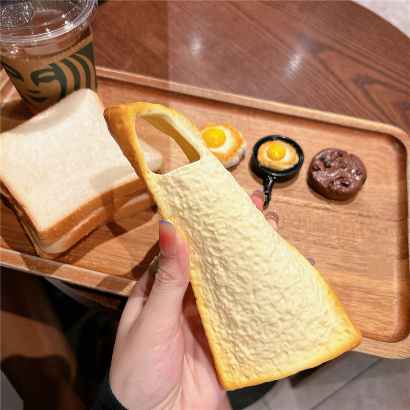 Soft Silicone Toast Bread Phone Case MyDearCloset Soft Silicone Toast Bread Phone Case MyDearCloset