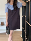 Short Sleeve One-Piece Mini Dress