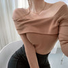 Asymmetrical Drop Shoulder Mesh Top