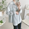 Soft Color Textured Button-Up Shirt