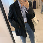 Korean Style Casual Blazer with Back Vent