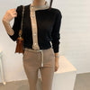 Designer Side Button Knitted Top