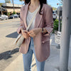 Korean Style Casual Blazer with Back Vent