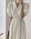 Korean Style Wrap Around Dress