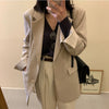 Korean Style Casual Blazer with Back Vent