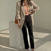 Korean Style Casual Blazer with Back Vent