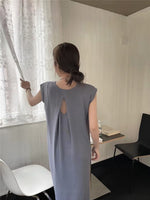 Minimalist Sleeveless Knit Dress