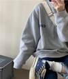 Letter Logo Oversized Sweatshirt