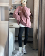 Letter Logo Oversized Sweatshirt