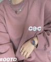 Letter Logo Oversized Sweatshirt