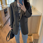 Korean Style Casual Blazer with Back Vent