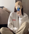 Letter Logo Oversized Sweatshirt