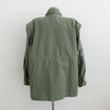 Drawcord Waist Utility Cotton Coat