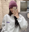 Letter Logo Oversized Sweatshirt