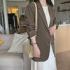 Korean Style Casual Blazer with Back Vent