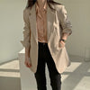 Korean Style Casual Blazer with Back Vent