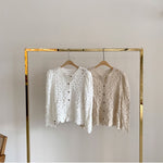 Openwork Knitted Cardigan