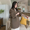 Korean Style Casual Blazer with Back Vent