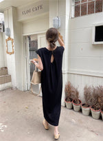 Minimalist Sleeveless Knit Dress