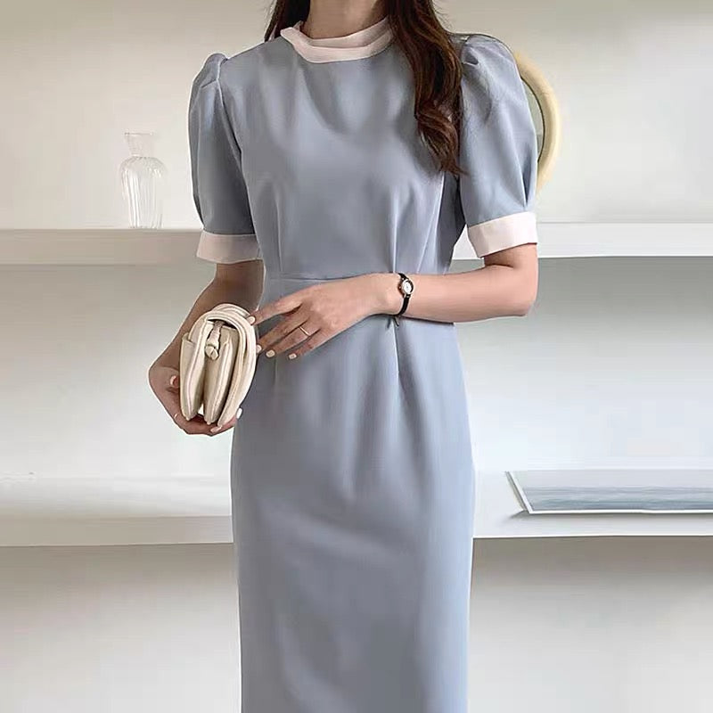 Two tone 2024 shift dress