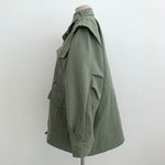 Drawcord Waist Utility Cotton Coat