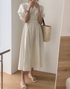 Korean Style Wrap Around Dress