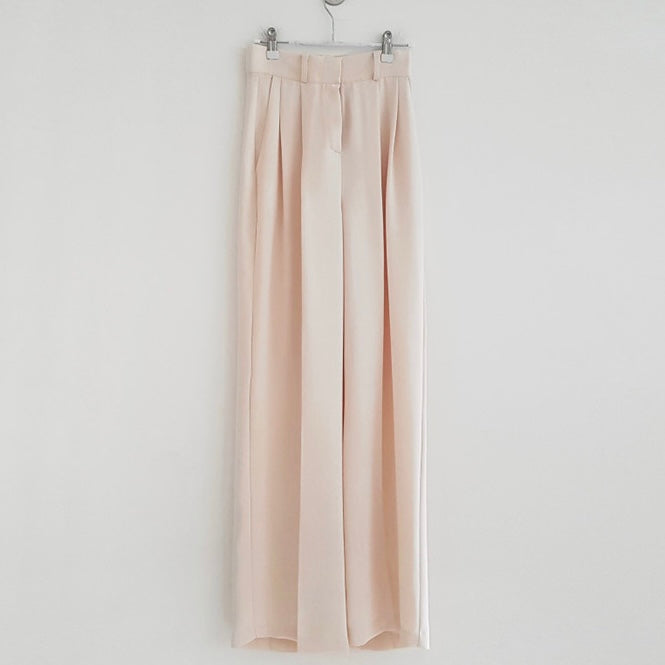 High Waist Straight Leg Dress Pants